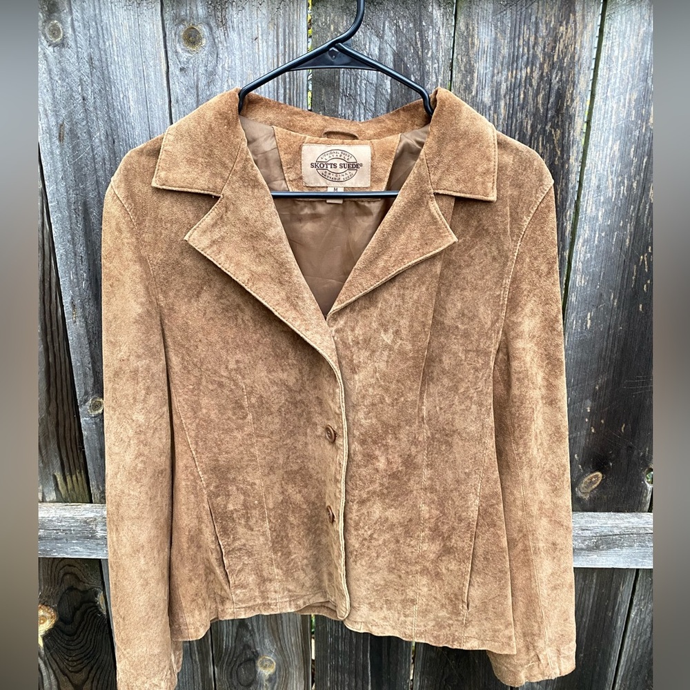 Skott's Suede | Leather Button-down Jacket